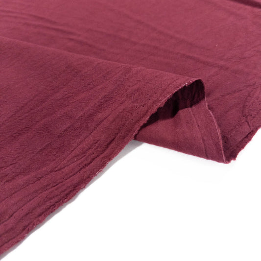 Crumple Cotton in Wine