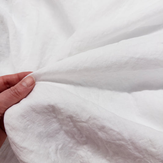 5oz. Linen in White