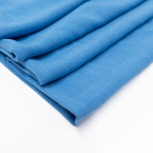 Linen Viscose Noil in Mykonos Blue