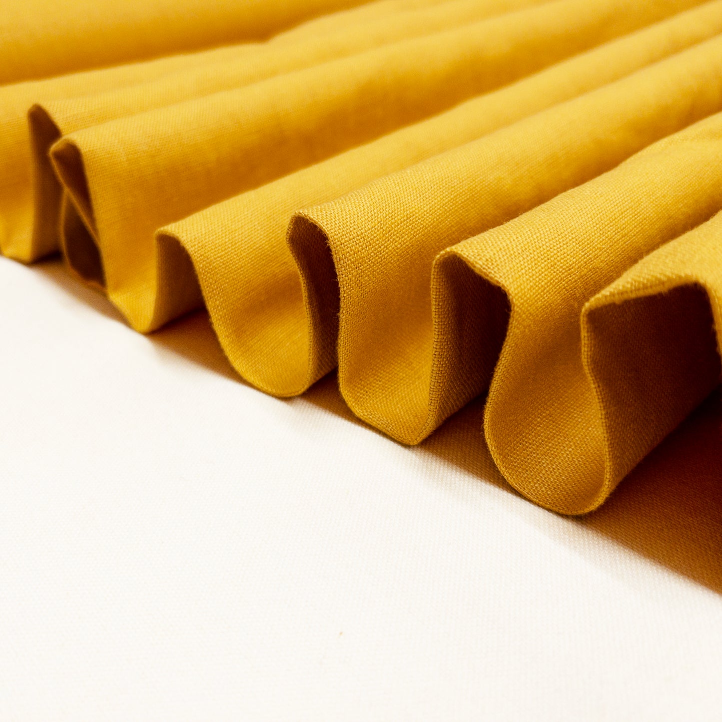Medium Weight Linen in Mustard