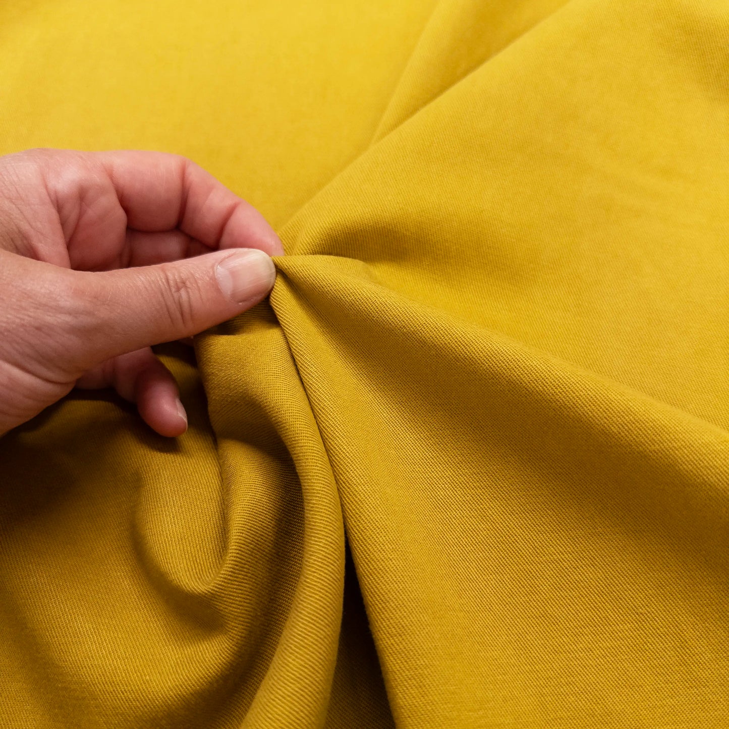 Tencel Cotton Twill in Old Gold