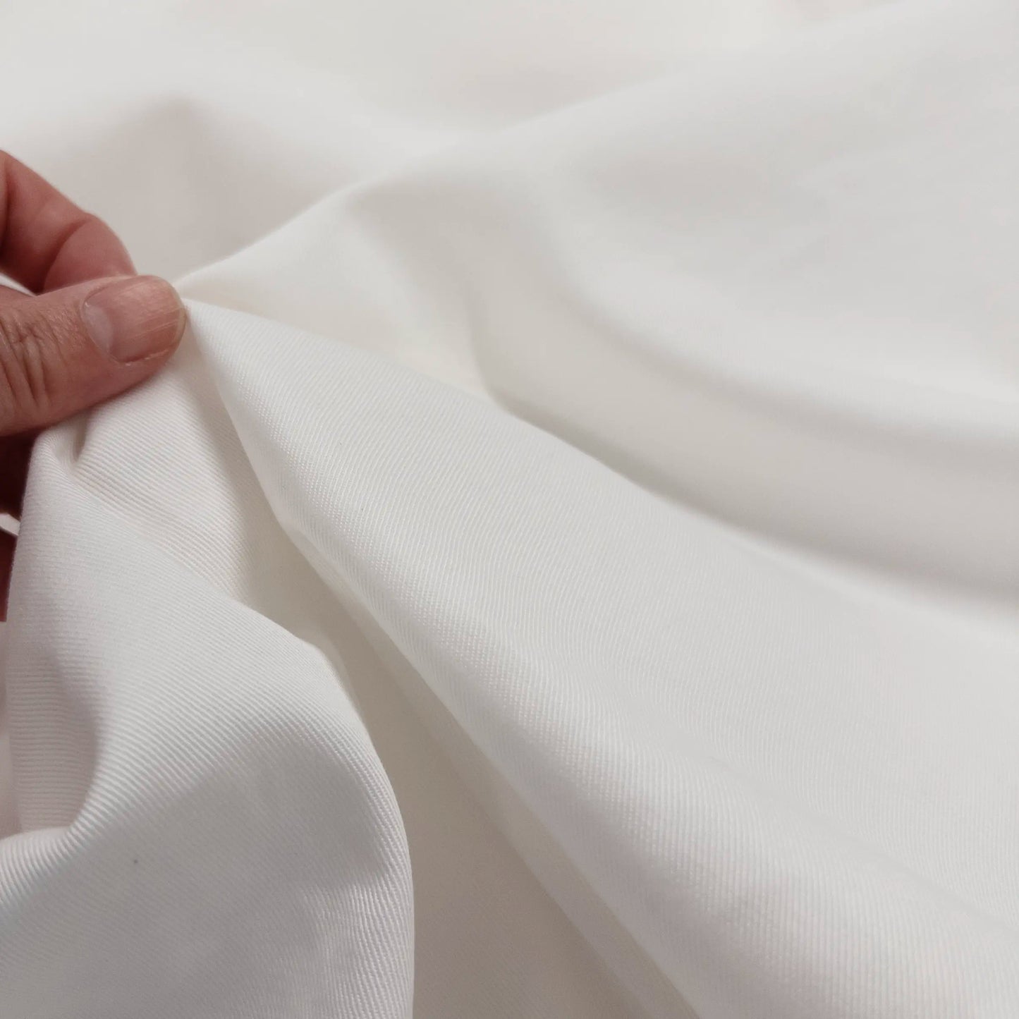 Tencel Cotton Twill in Off White
