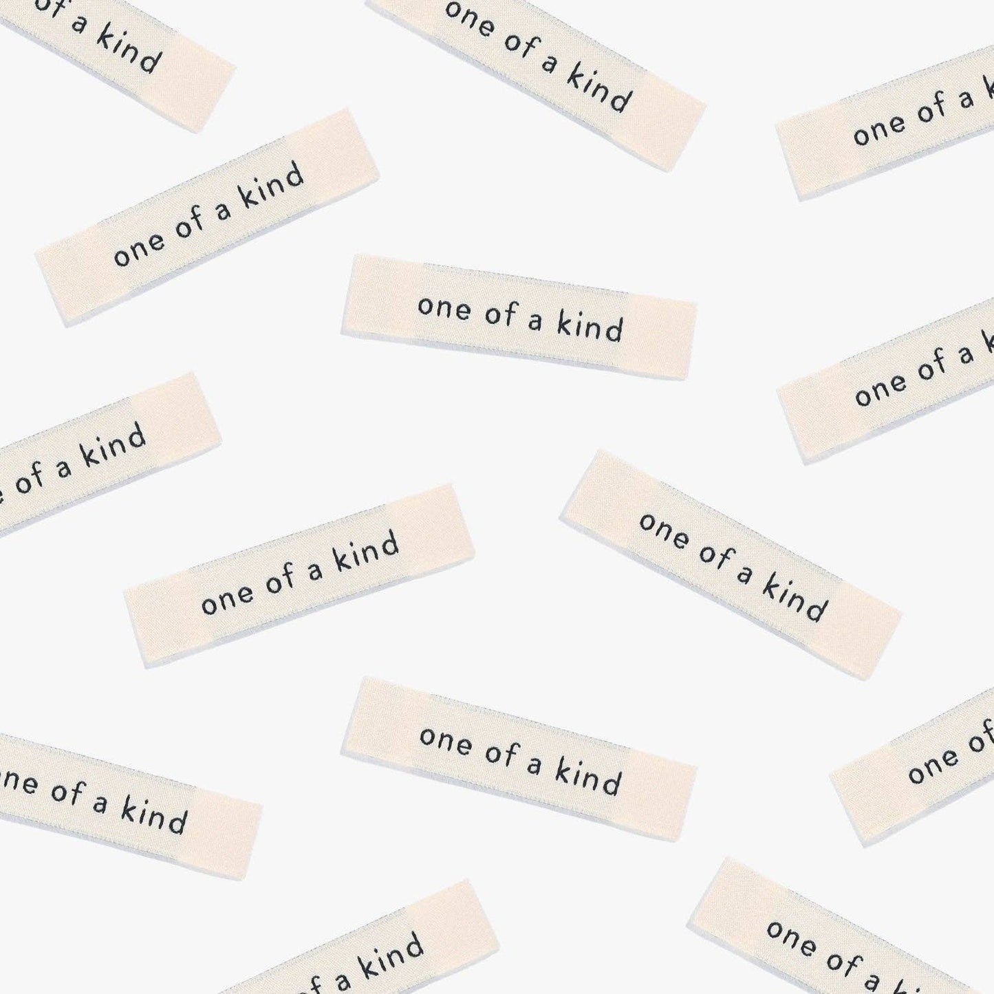 One of a Kind Woven Labels | Case of 6 Units