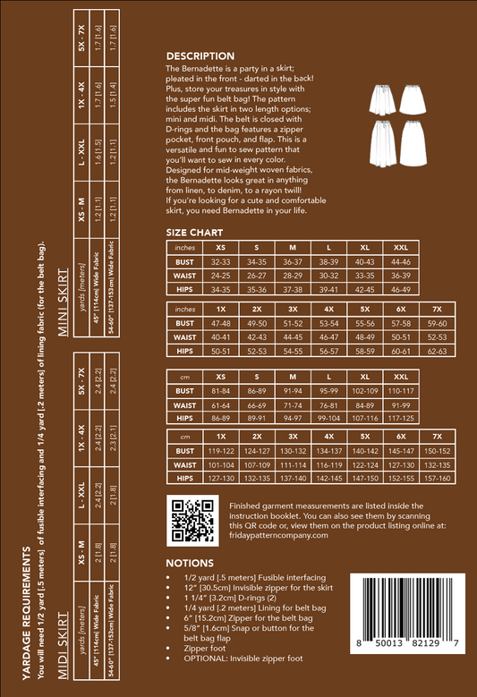 The Bernaddette Skirt