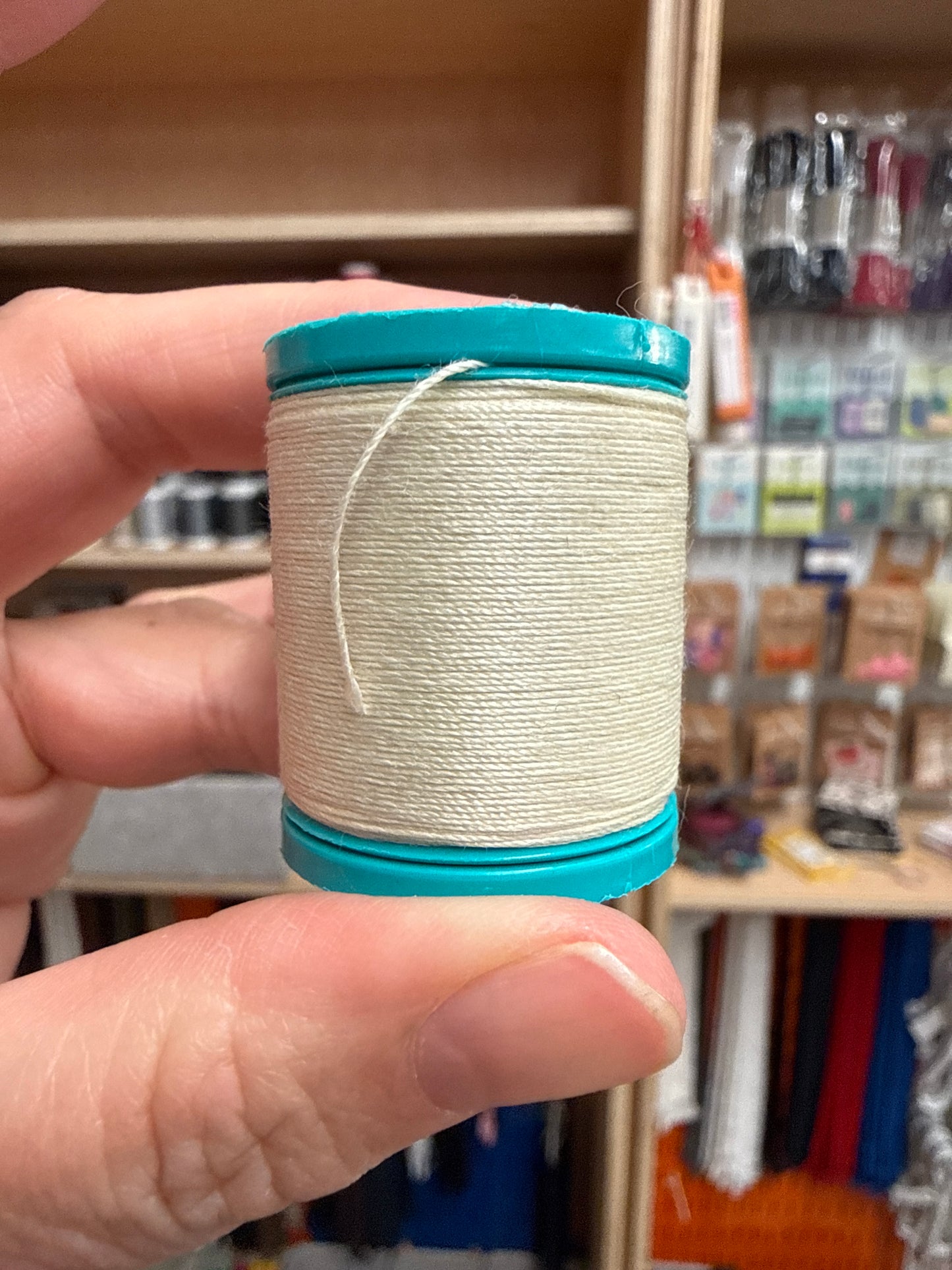 Dual Duty Plus Button & Craft Thread 50yds - Cream 8020