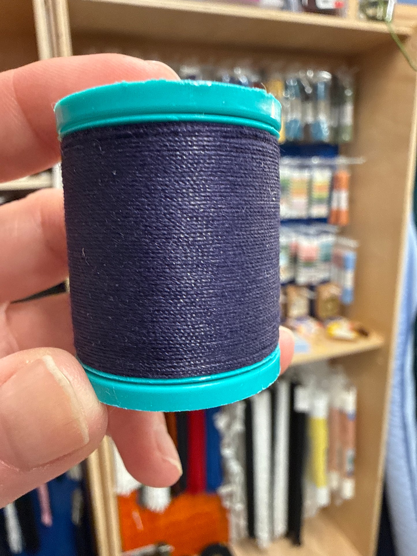 Dual Duty Plus Button & Craft Thread 50yds - Navy 4900