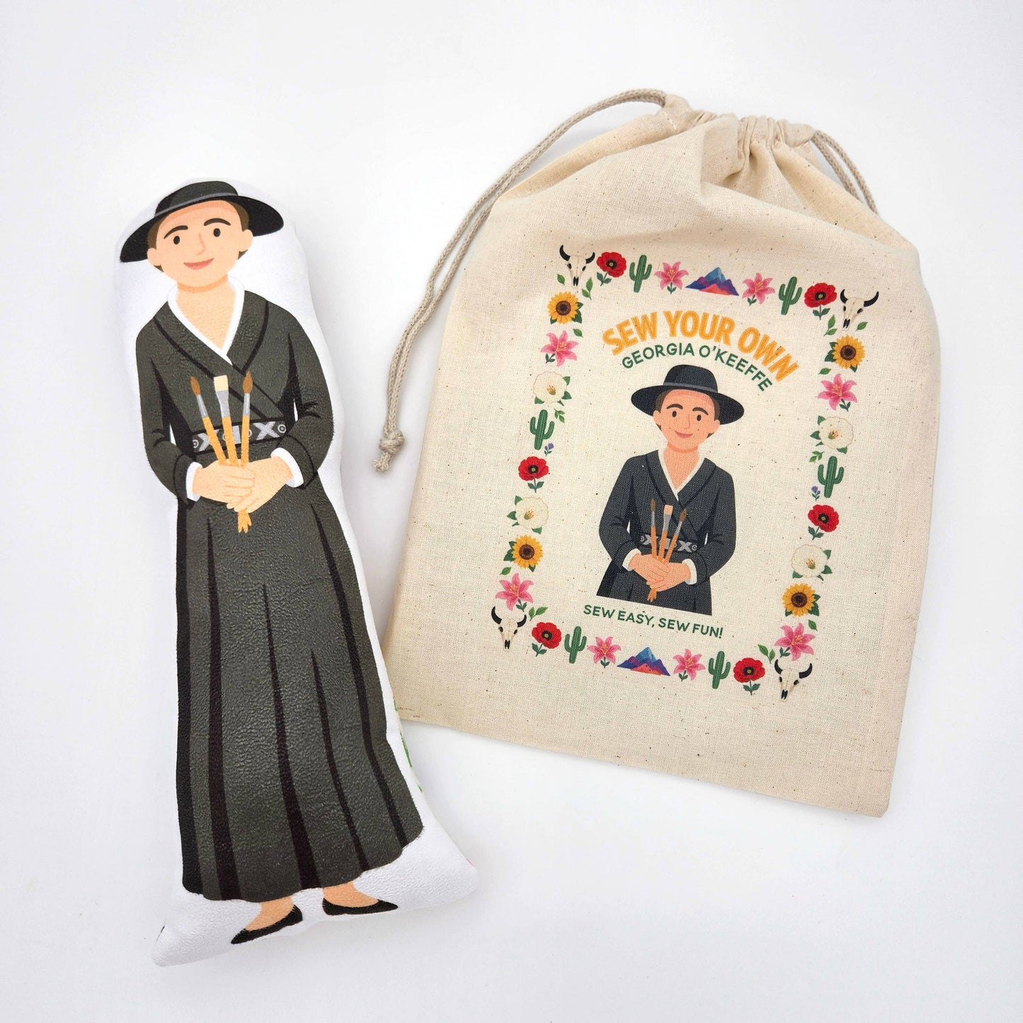 Sew Your Own Georgia O'Keeffe Doll Kit