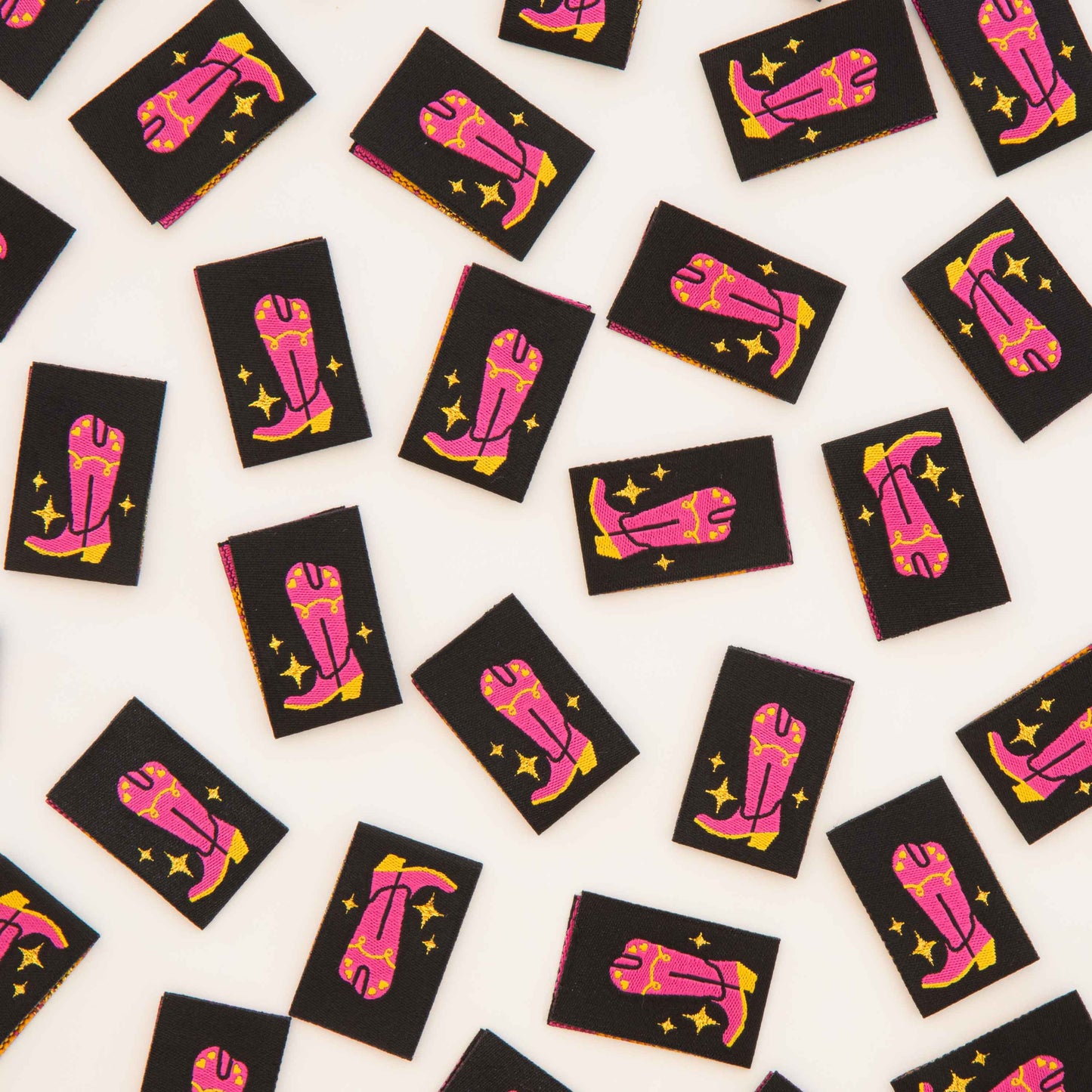 Cowboy Boot - Sewing Woven Labels