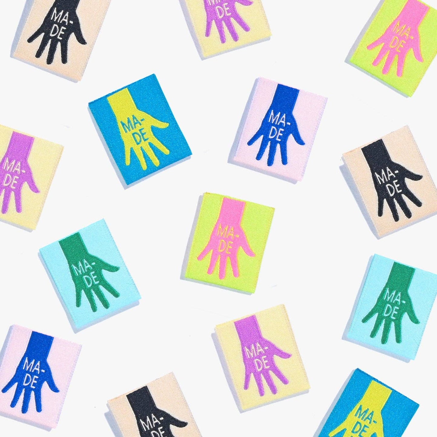 Made (Hand) Woven Labels | Case of 6 units
