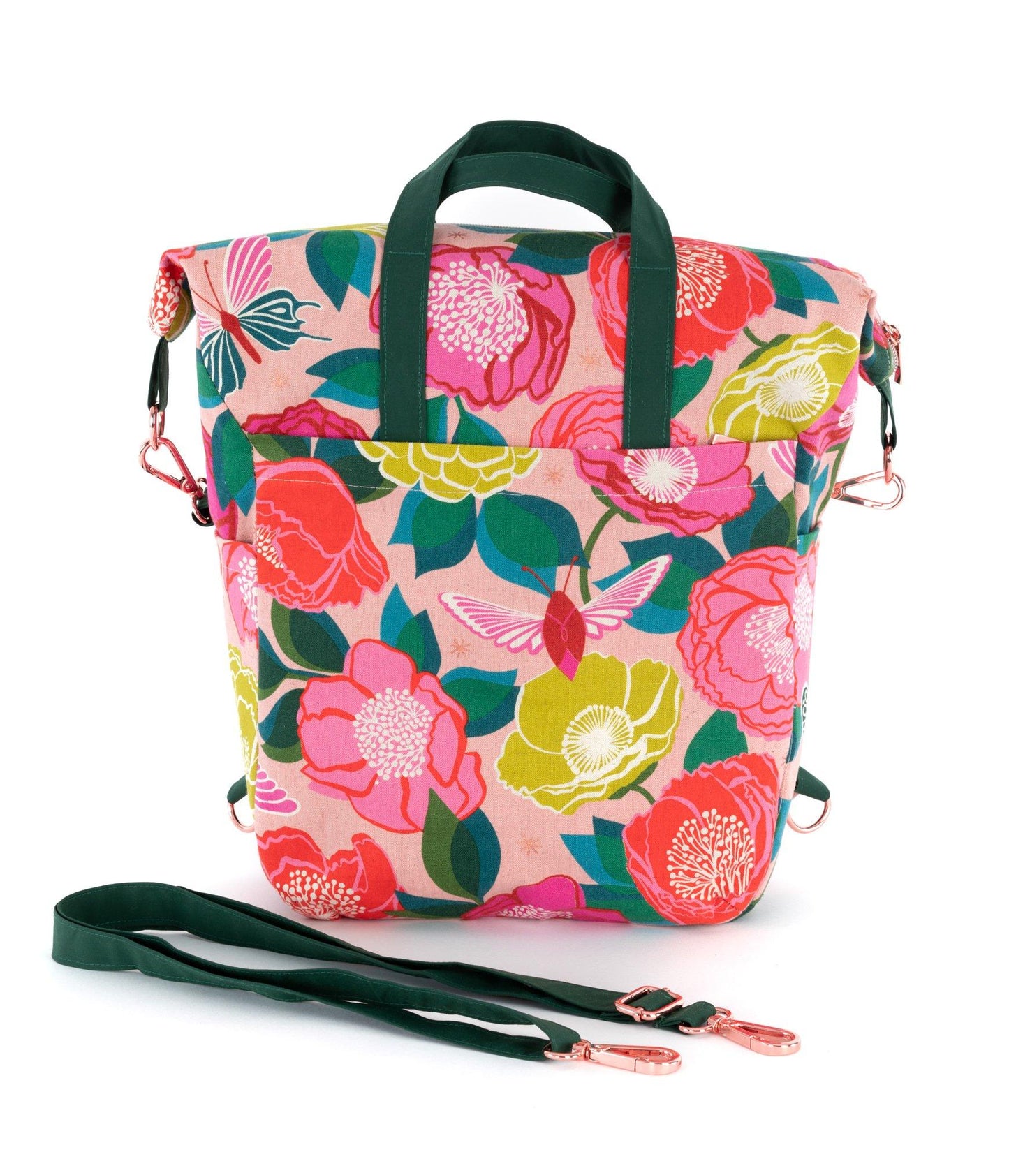 Remove the strap to use the convertible bag as a tote