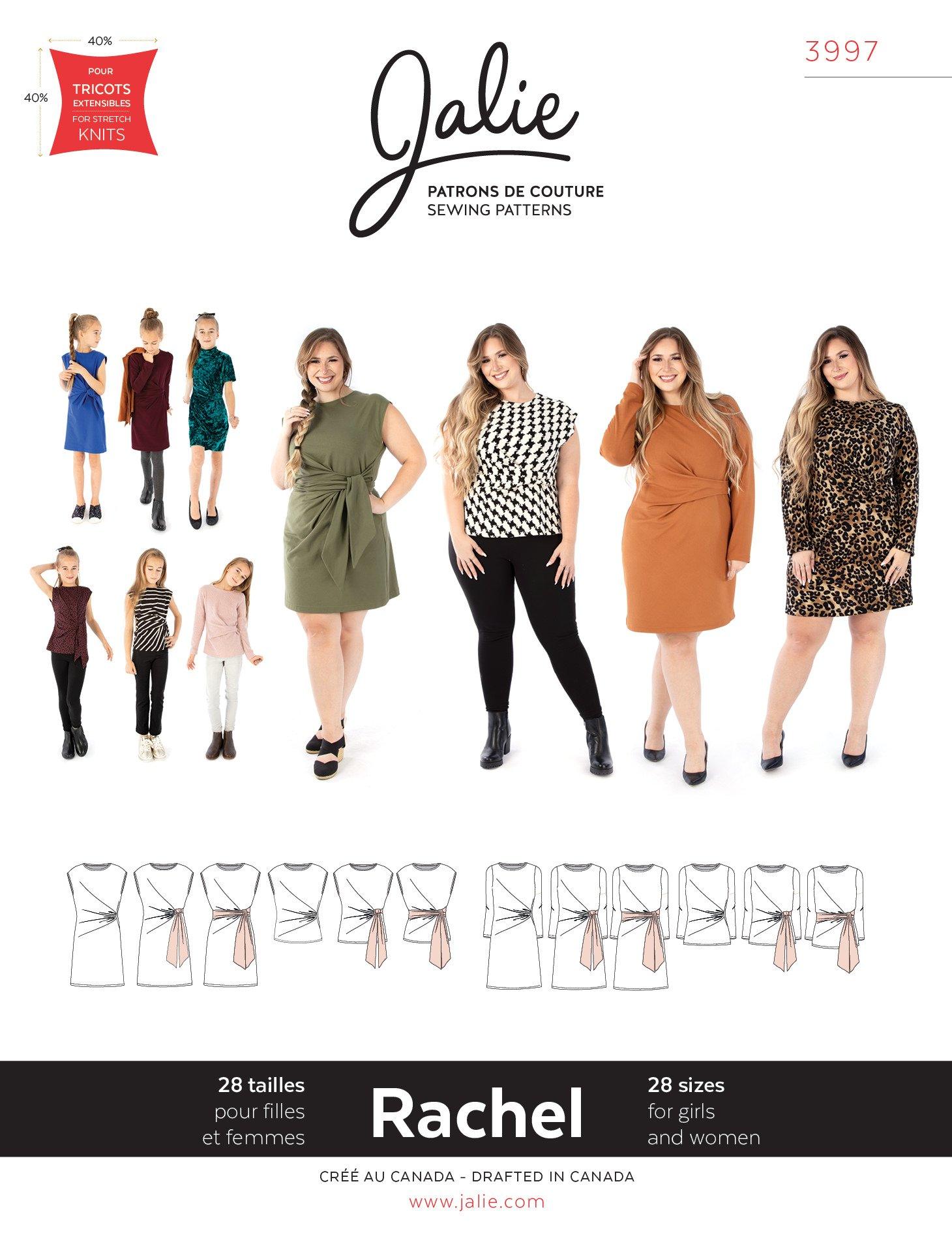 3997 // RACHEL Front-Tie Dress and Top - Jalie