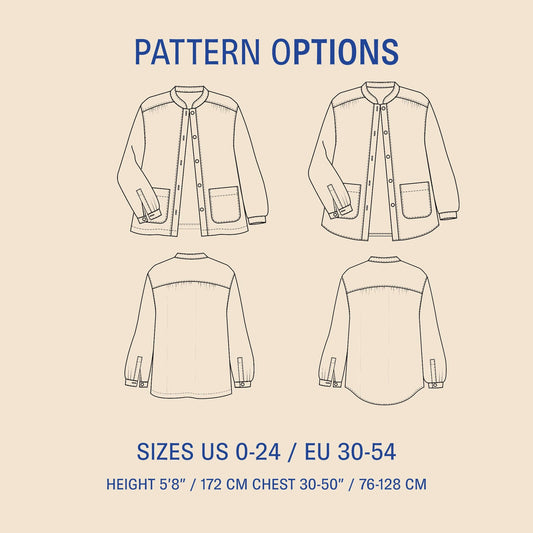 Artist Jacket Sewing Pattern Wardrobe By Me