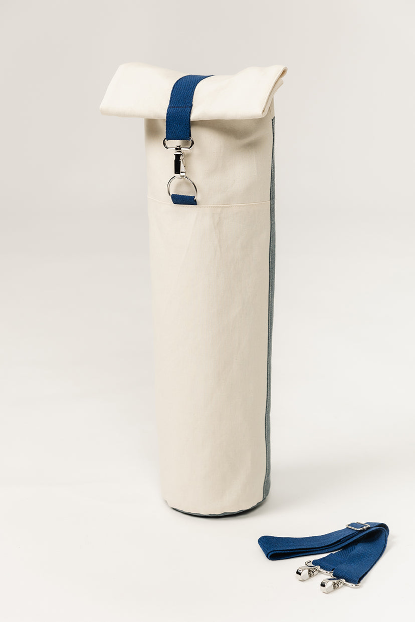 Cylinder-shaped yoga mat bag sewing pattern