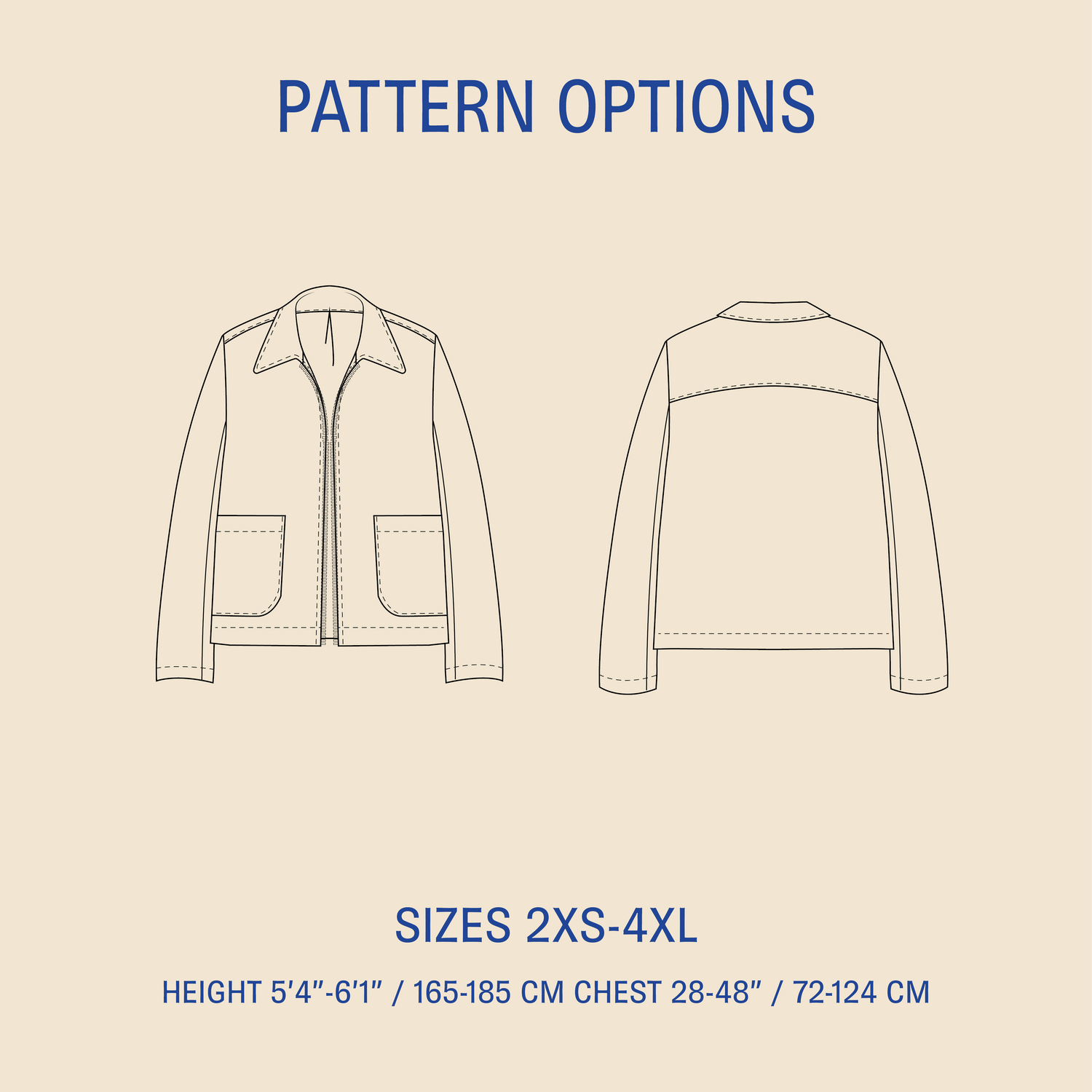 Bear jacket sewing pattern Wardrobe By Me