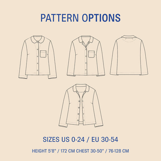 Dukke Blouse Sewing Pattern Wardrobe By Me