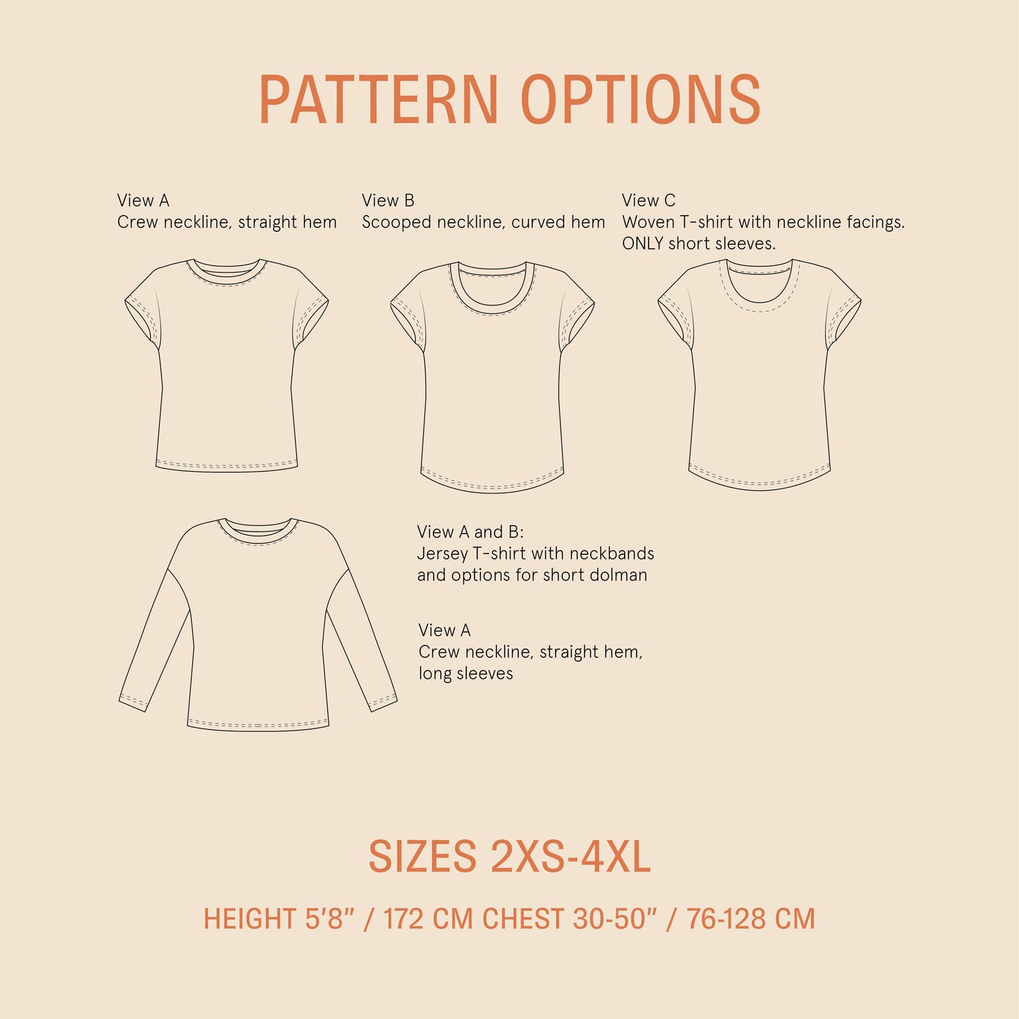 Easy T-shirt Sewing Pattern Wardrobe By Me
