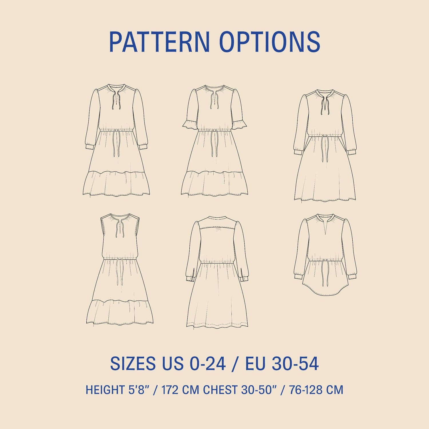 Grace Dress Sewing pattern Wardrobe By Me