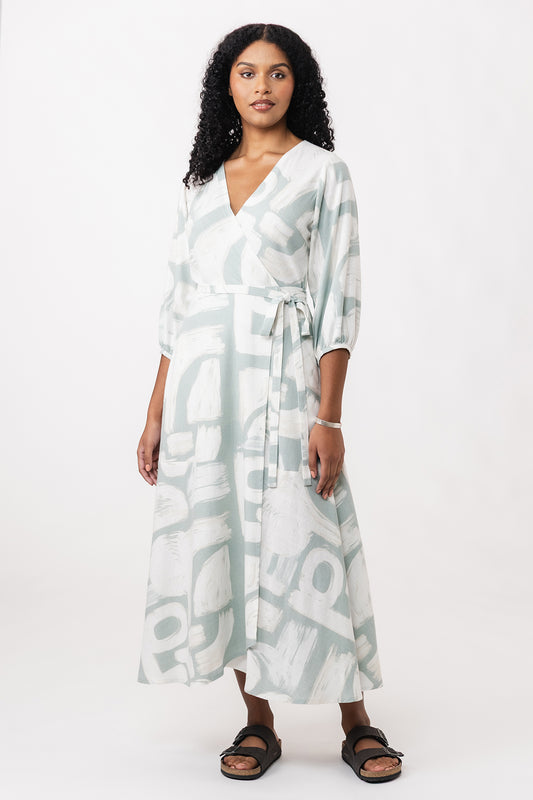 HALI wrap dress