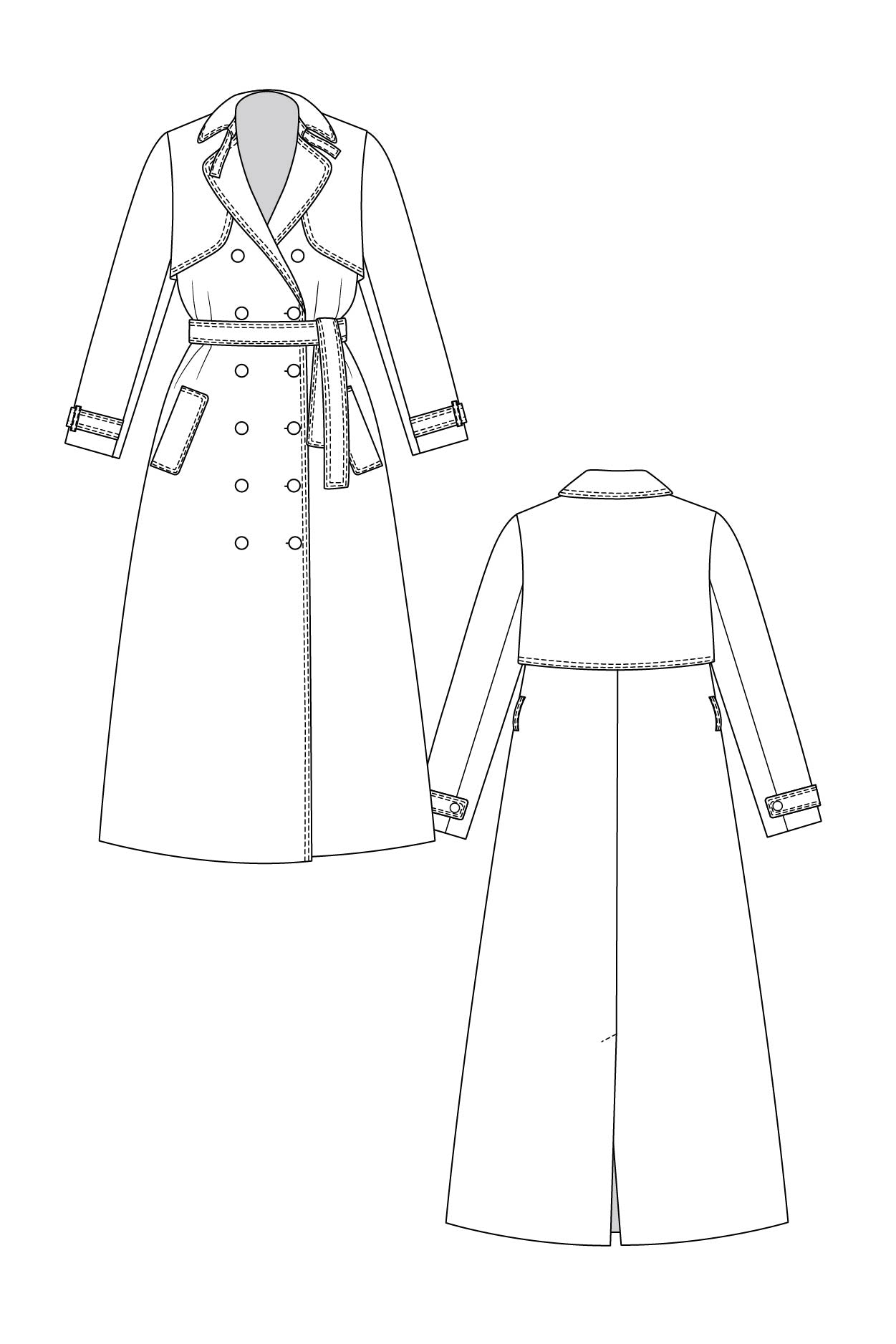 ISLA trench coat