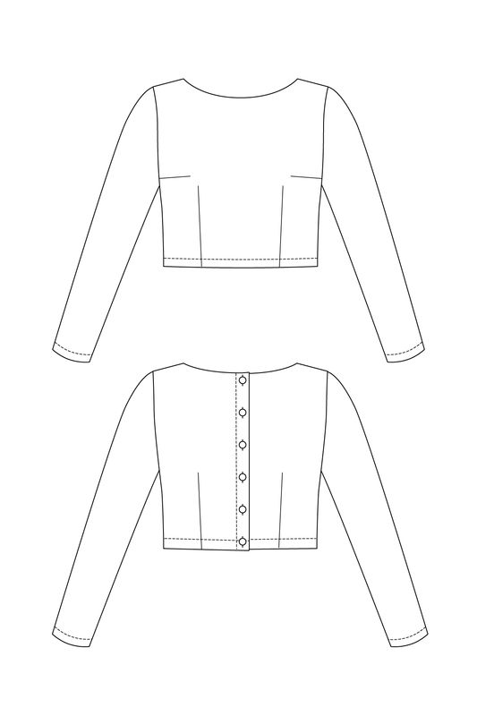 KANERVA button-back tee