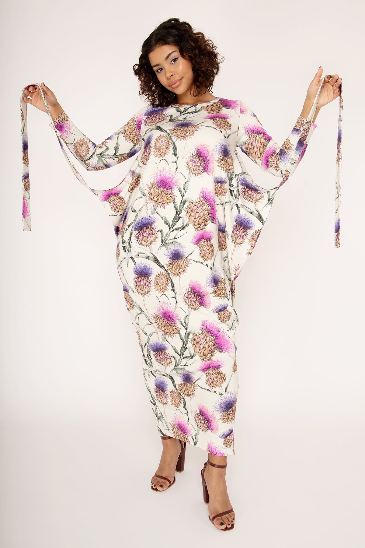 Wrap knit dress sewing pattern