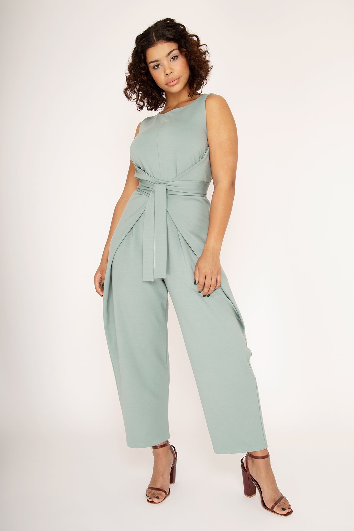Wrap jumpsuit sewing pattern