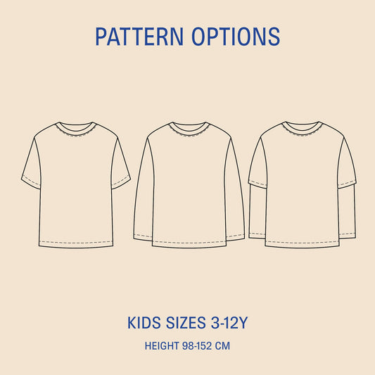 Kids T-shirt Sewing Pattern Wardrobe By Me