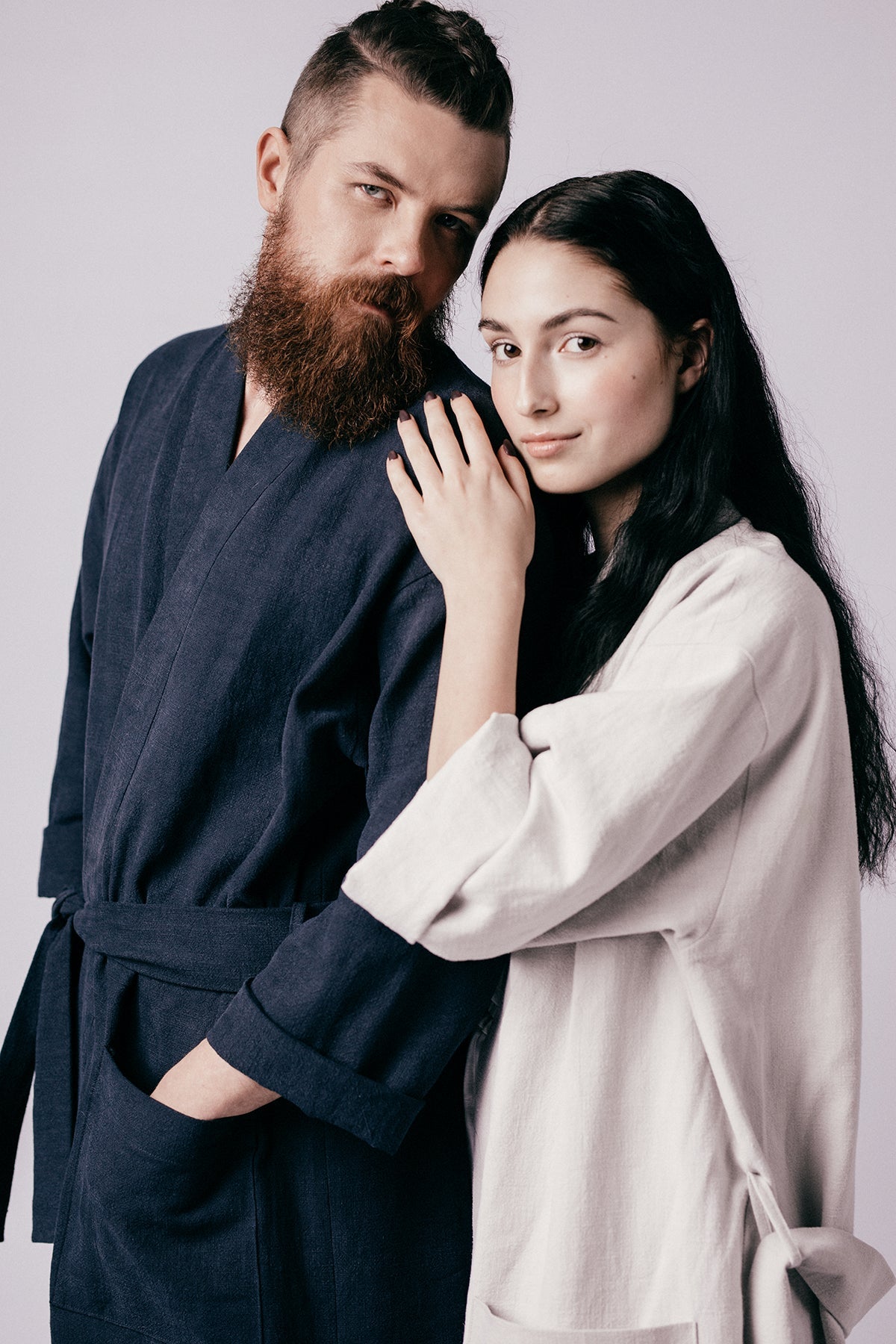 Unisex dressing gown sewing pattern