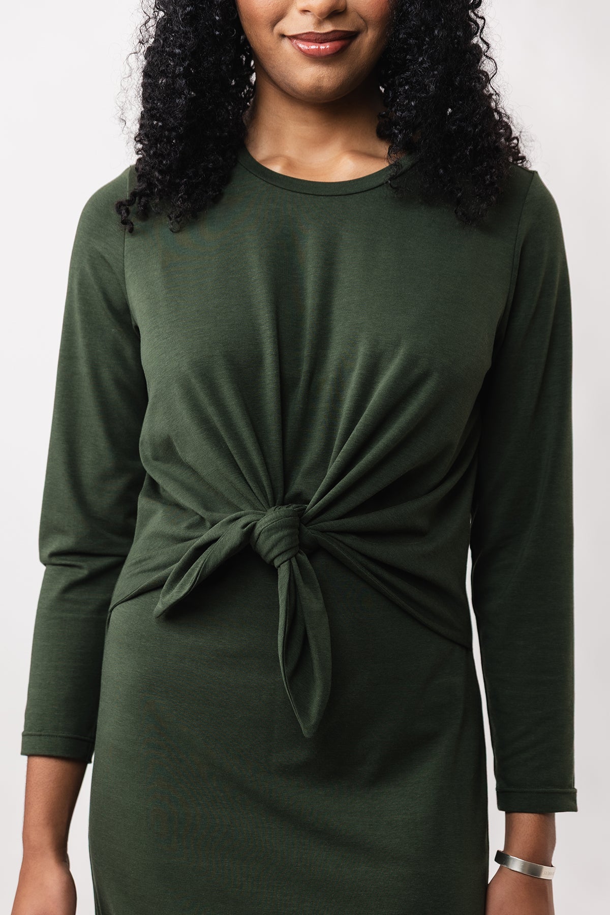 LYYTI tie front mini & maxi dress