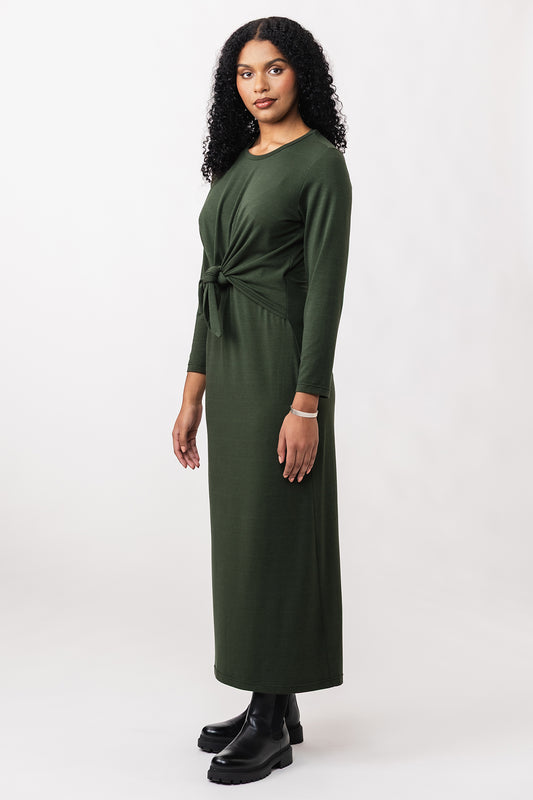 LYYTI tie front mini & maxi dress