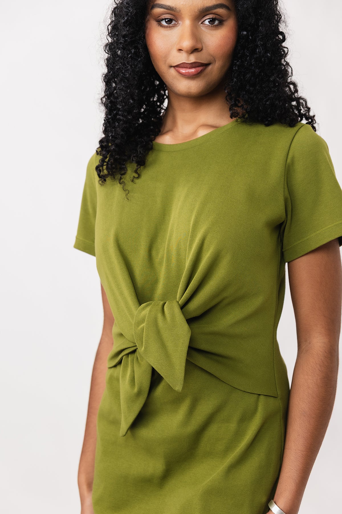 LYYTI tie front mini & maxi dress