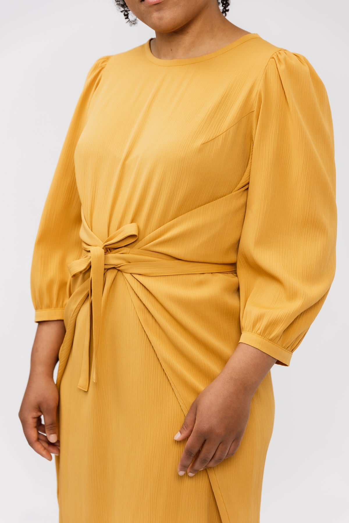 Puff sleeve dress sewing pattern