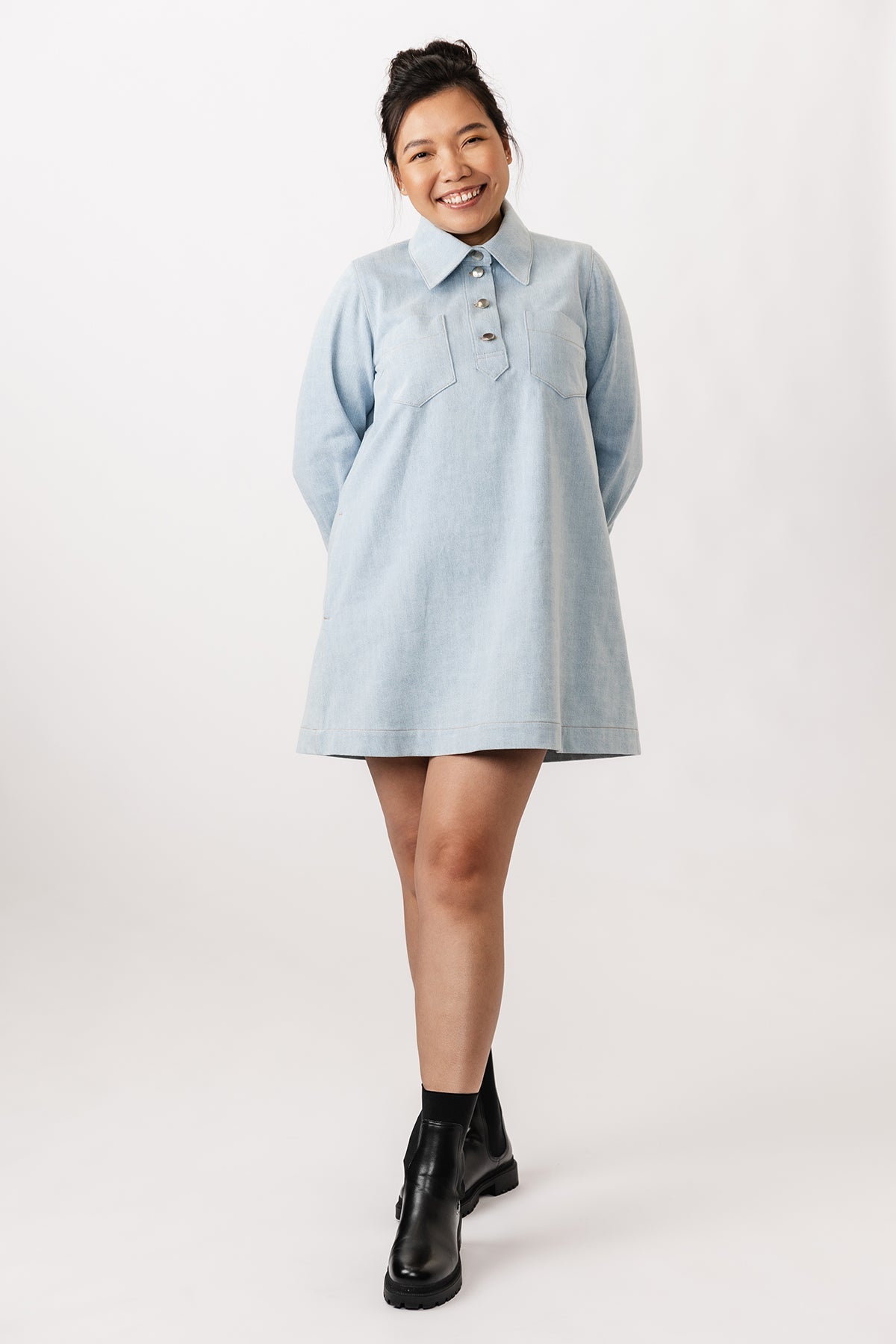 LOVIISA denim dress