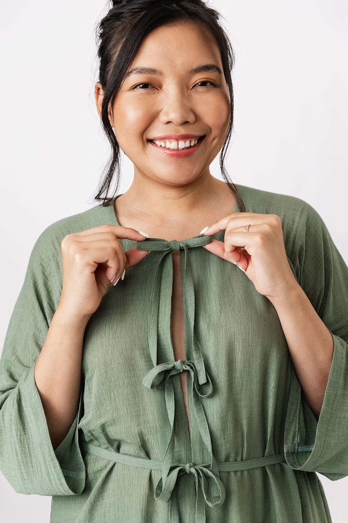 Pussy bow top sewing pattern