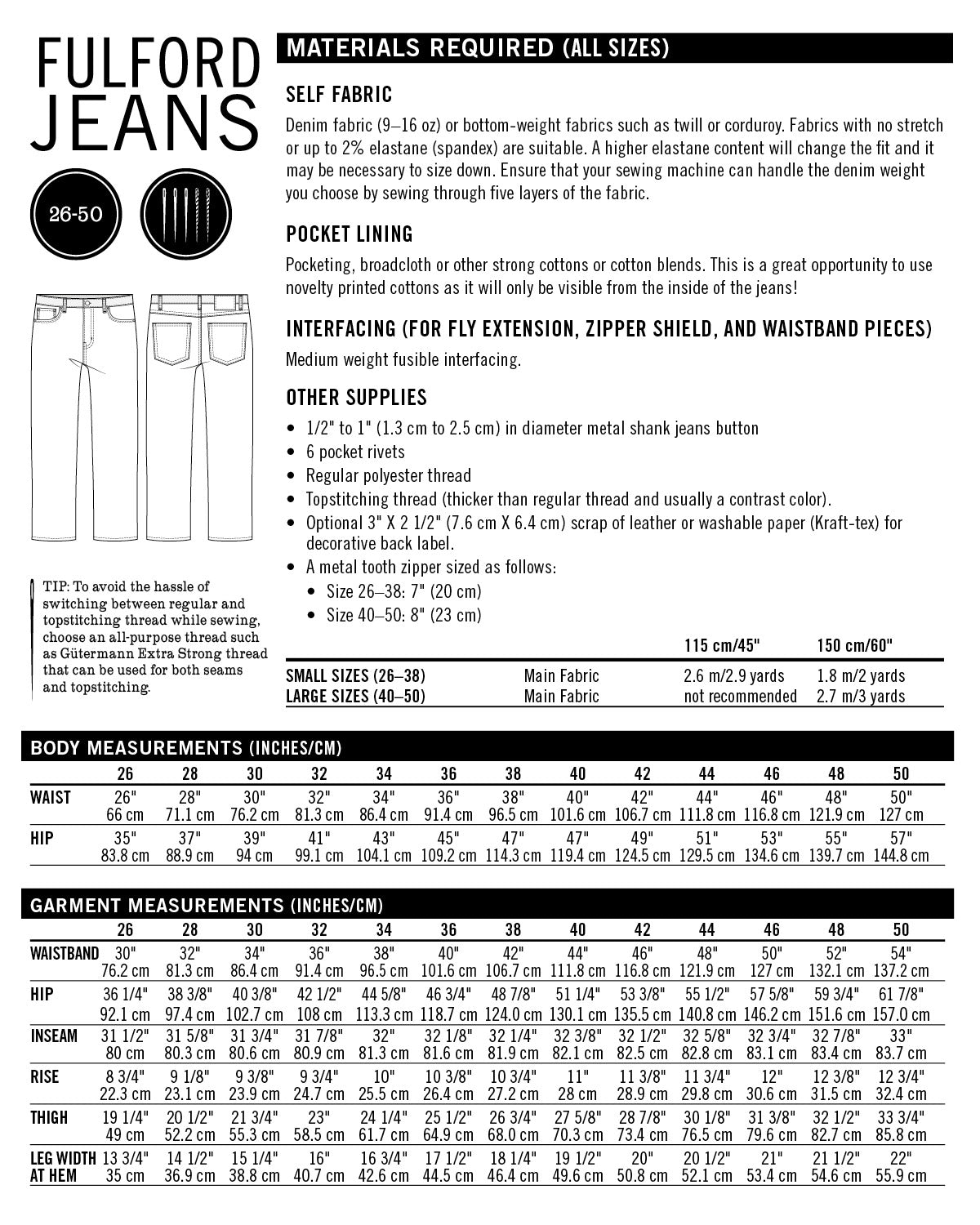 Fulford Jeans PDF