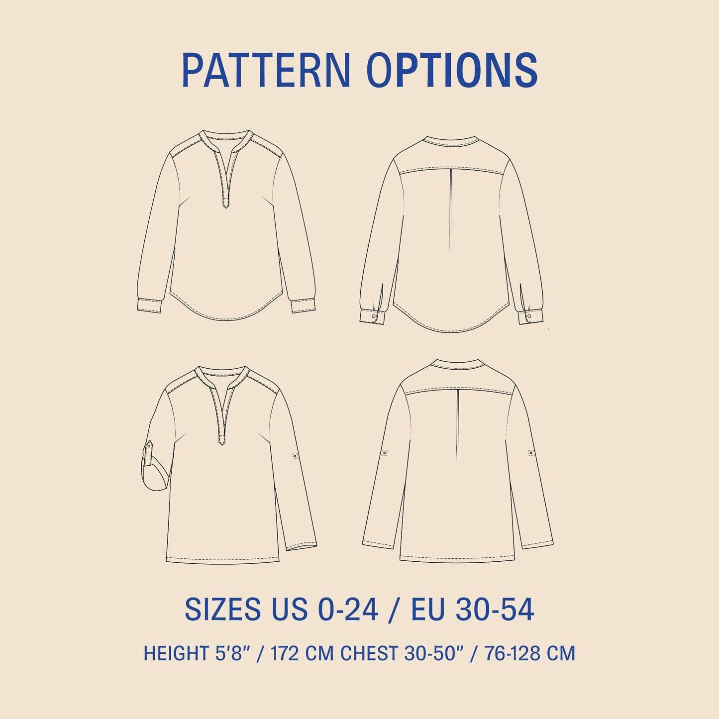 Perfect Tunic sewing pattern Wardrobe By Me