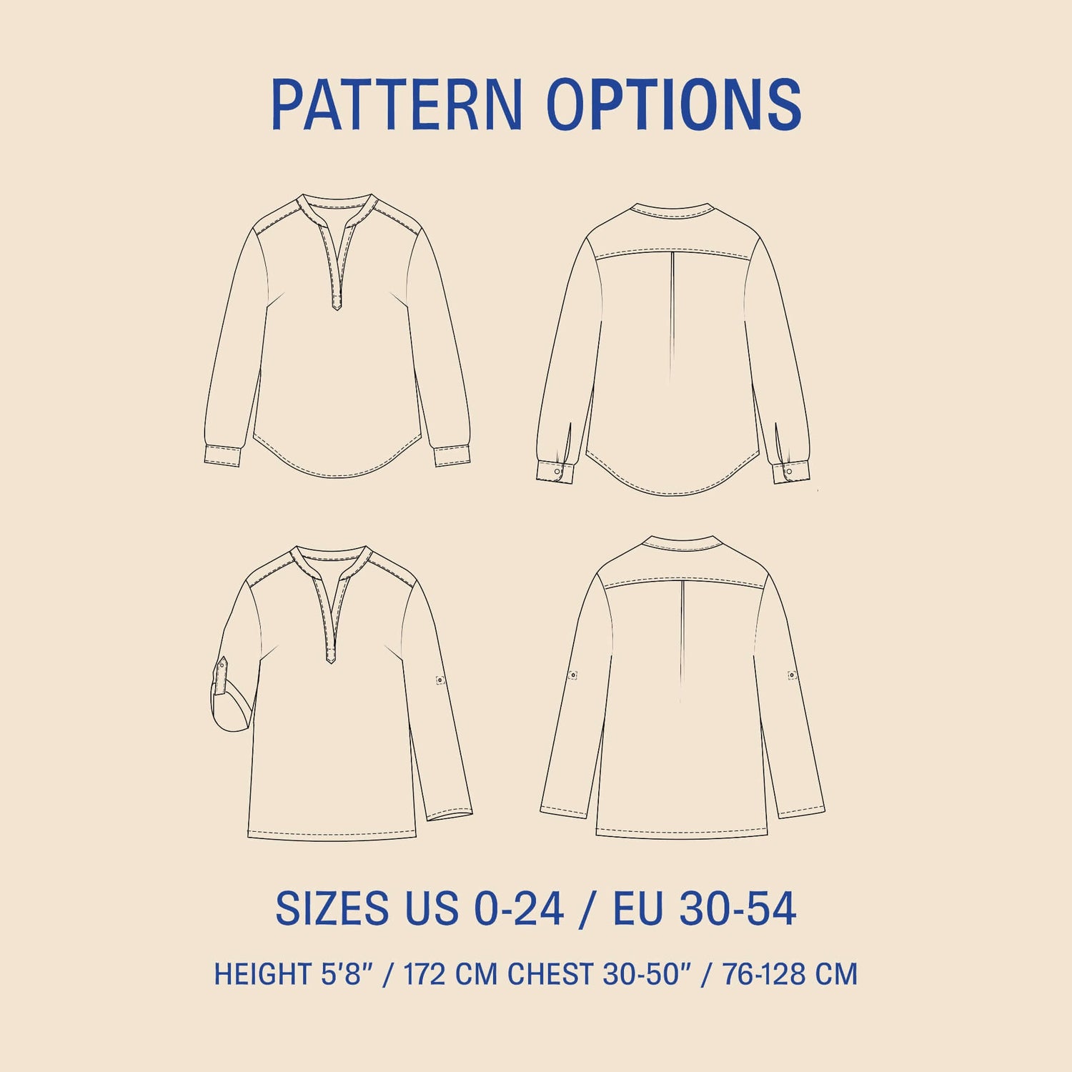 Perfect Tunic sewing pattern Wardrobe By Me