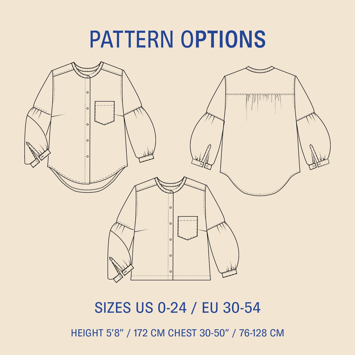 Puff Shirt sewing pattern
