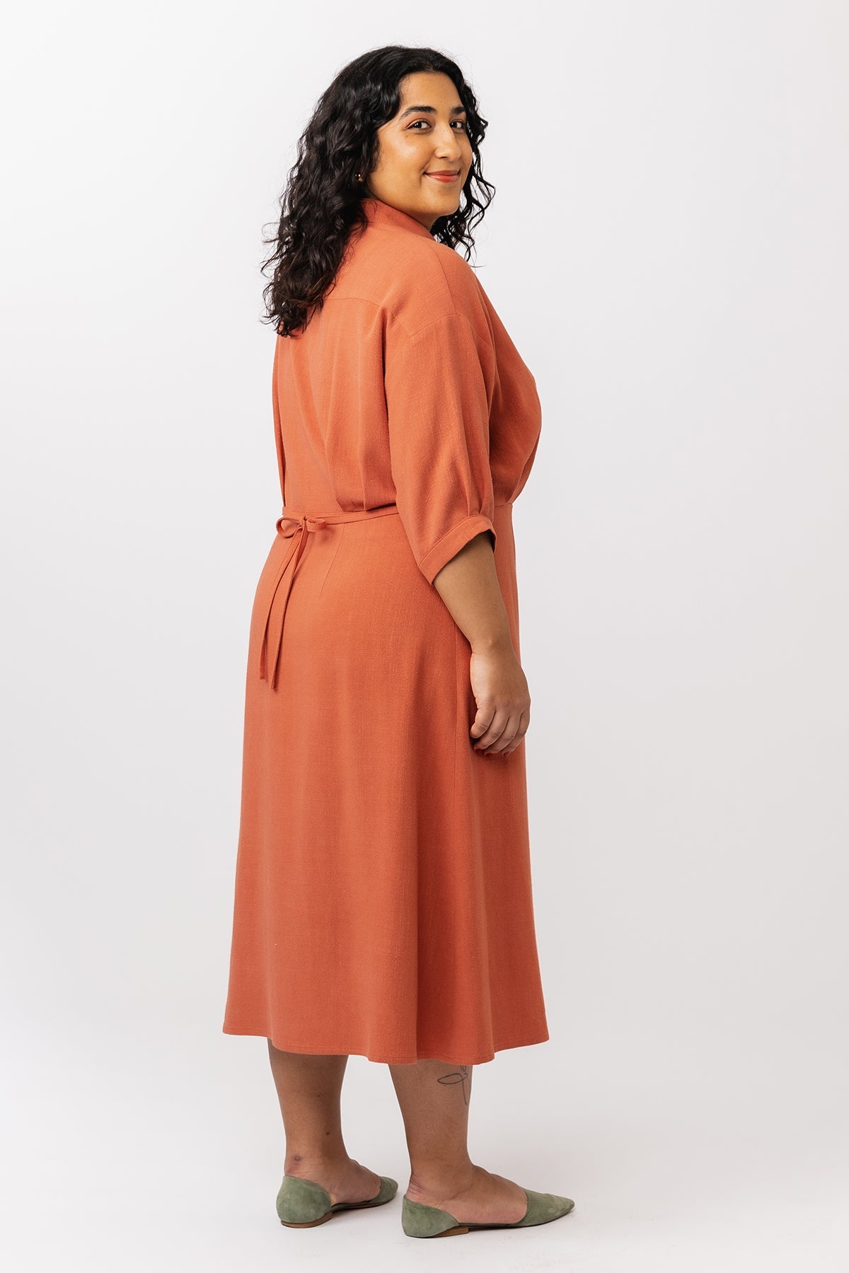 Midi-length sewing pattern