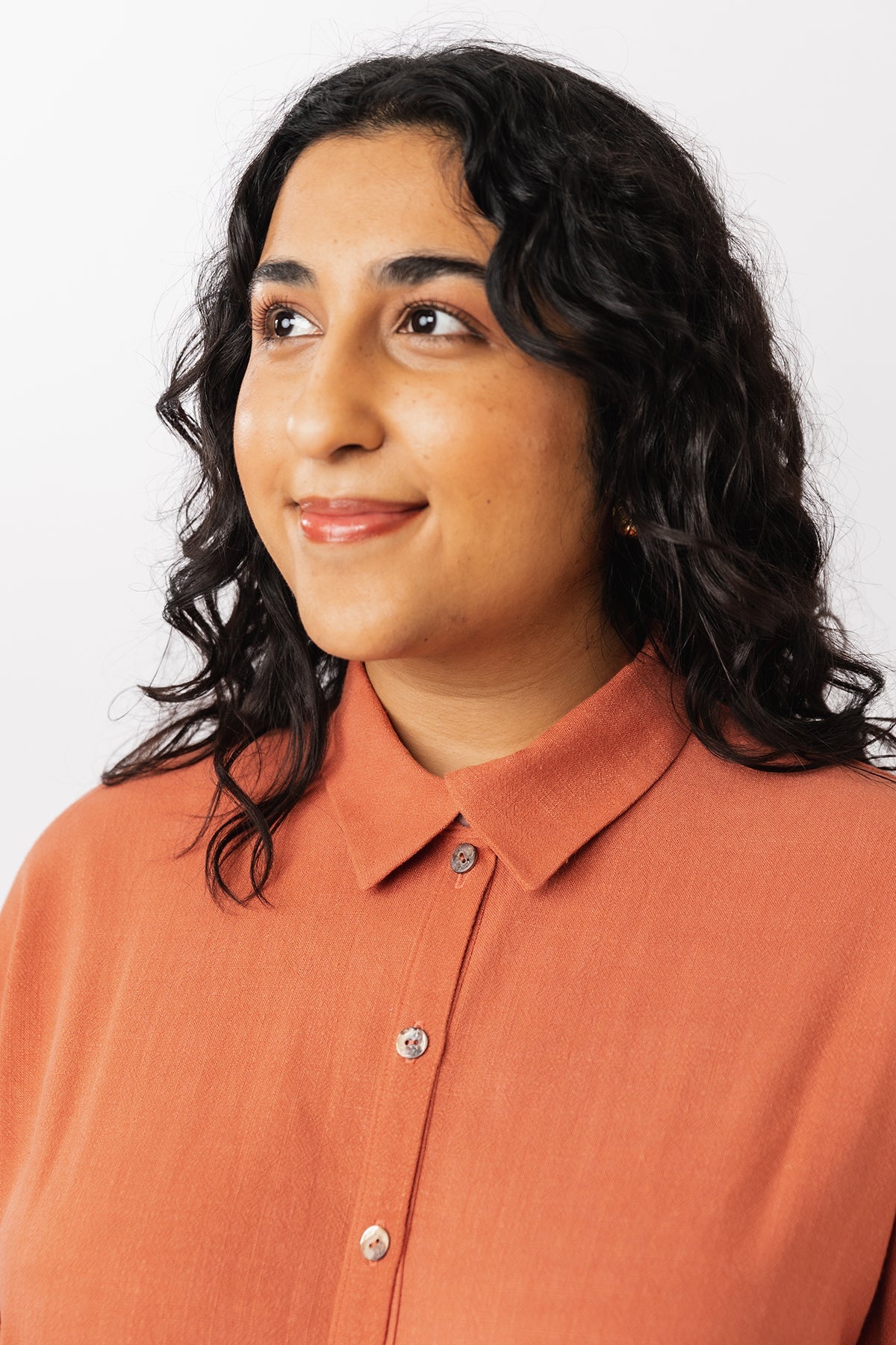 Overlapping collar sewing pattern