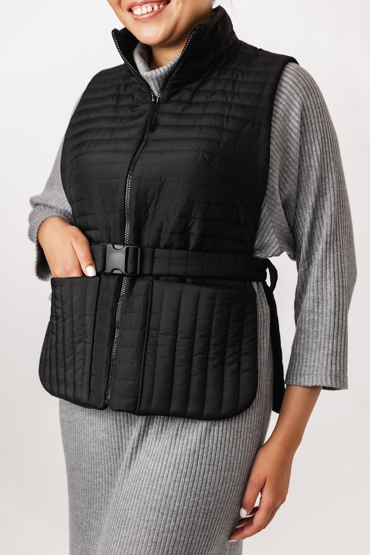 SAANA puffer vest