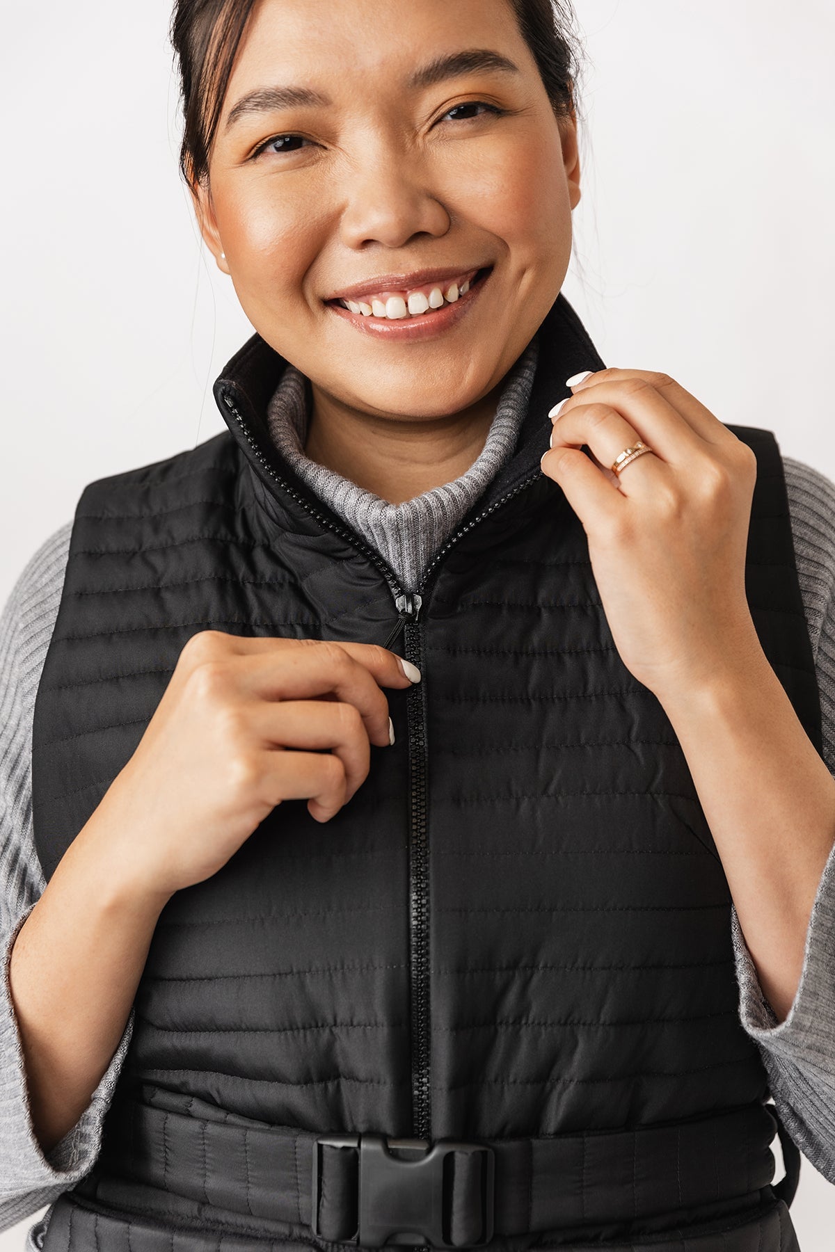 SAANA puffer vest