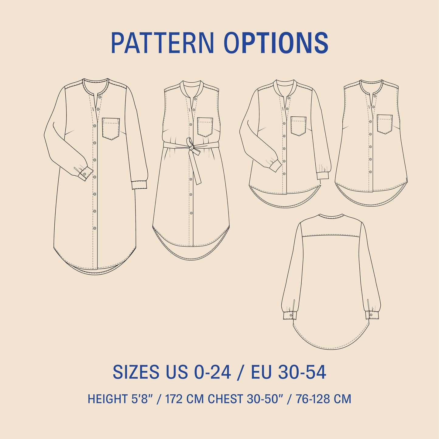 Savannah Shirt Sewing Pattern Wardrobe By Me