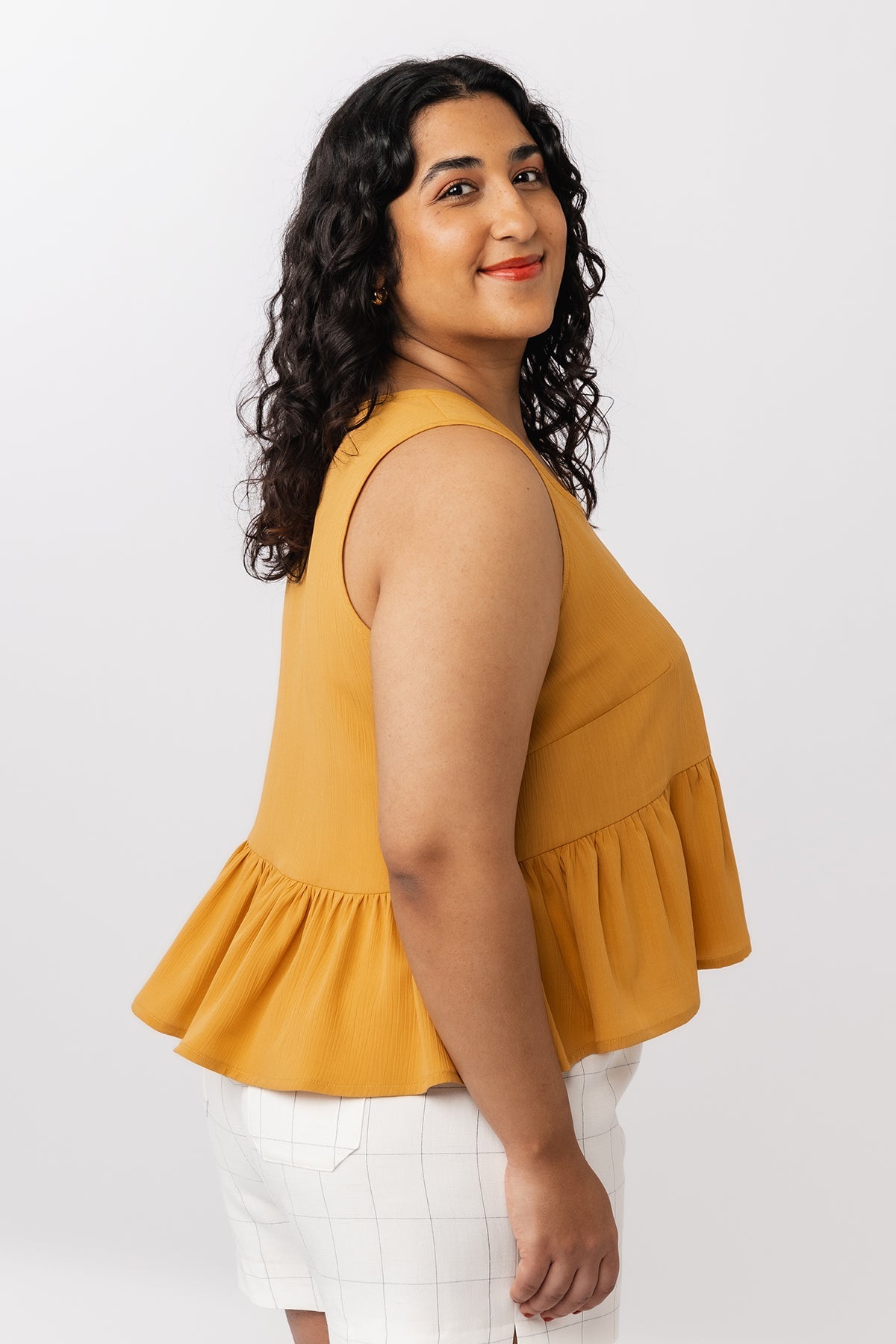 Hip-length top sewing pattern