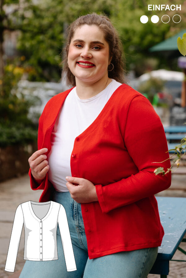 Basic Cardigan Schnittmuster