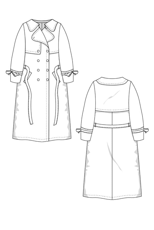 Trenchcoat Schnittmuster CHLOE