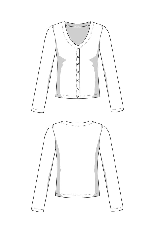 Basic Cardigan Schnittmuster