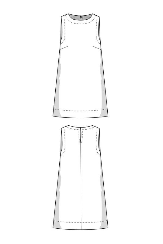 Leinenkleid Schnittmuster AURELIA