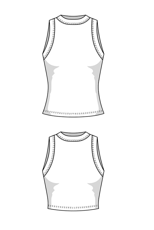 Basic Tanktop Schnittmuster