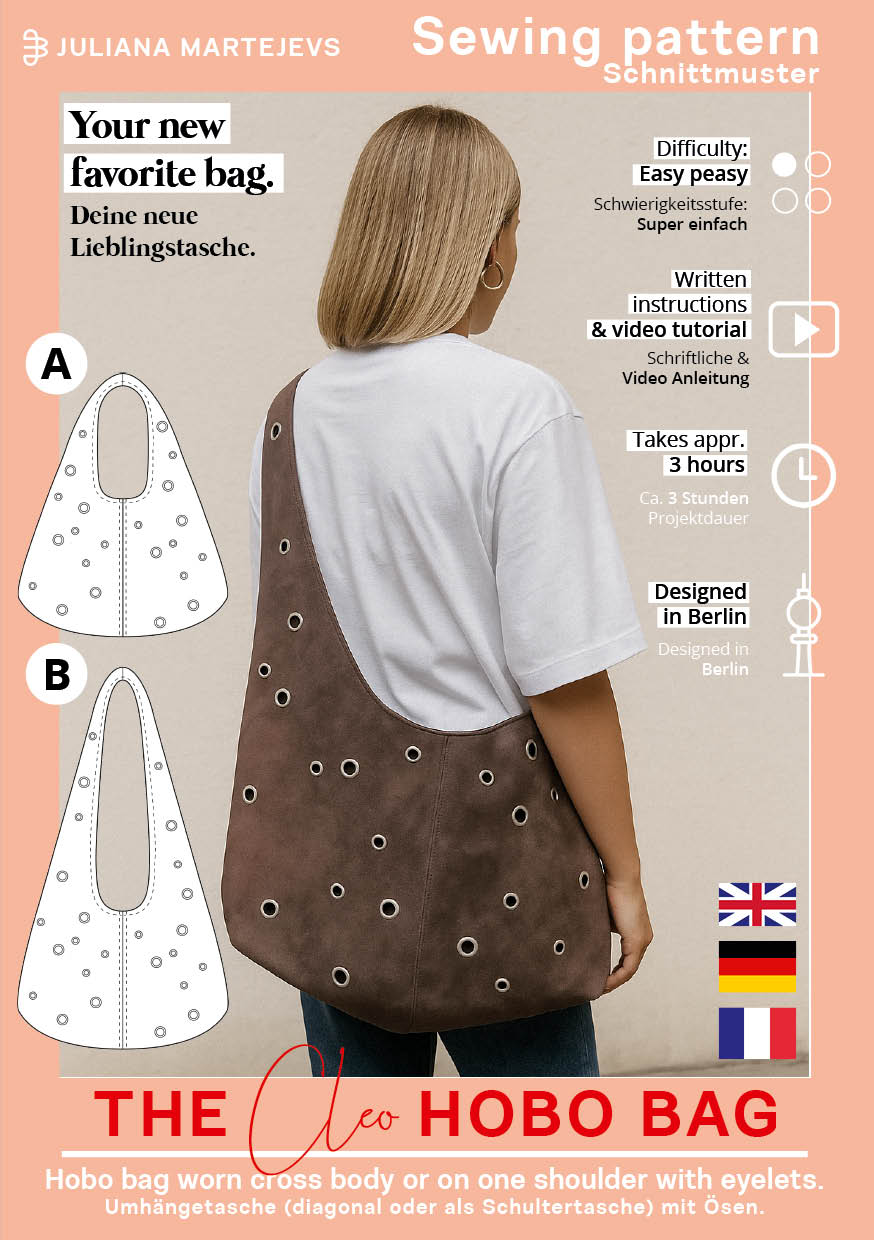 Hobo Bag Schnittmuster CLEO